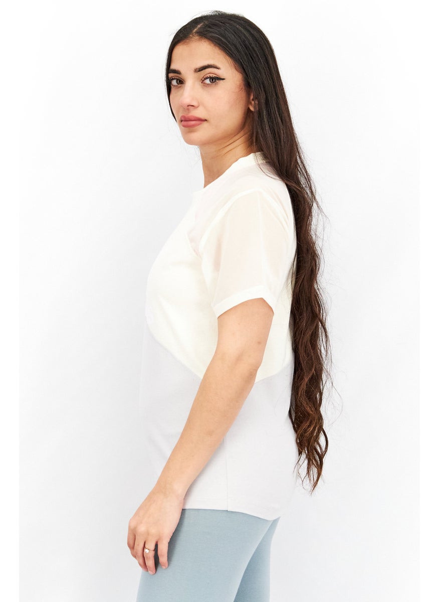 Women Sportswear Fit Adicolor Split Trefoil T-Shirt, Off White