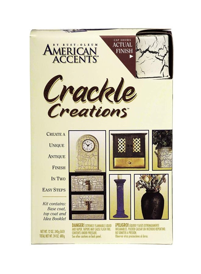 American Accent Crackle Creation Kit Antique Ivory