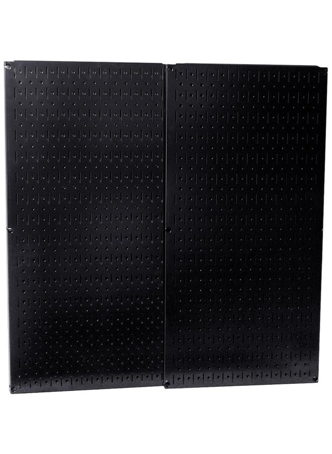 Wall Control 30 P 3232B Black Metal Pegboard Pack 2 32 Tall X 16 Wide Pegboards