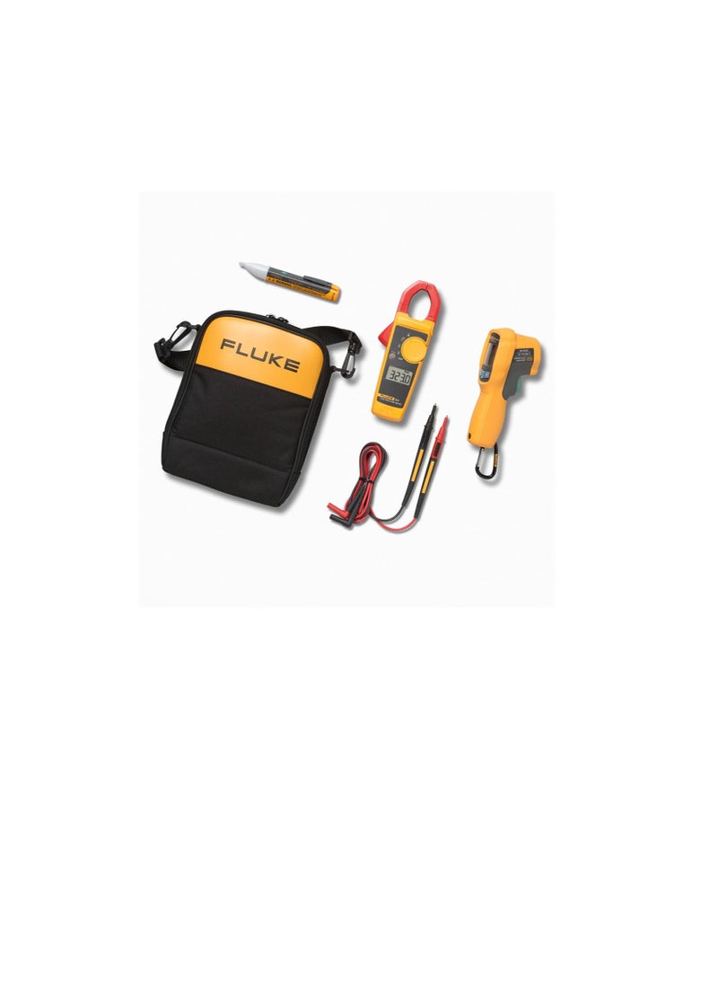 Fluke IR Thermometer, Clamp Meter And Voltage Detector Kit