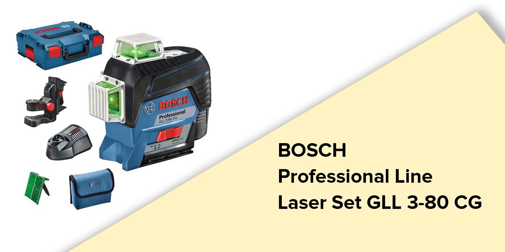 Professional Line Laser Set Blue/Black 148 x 84 x 162centimeter