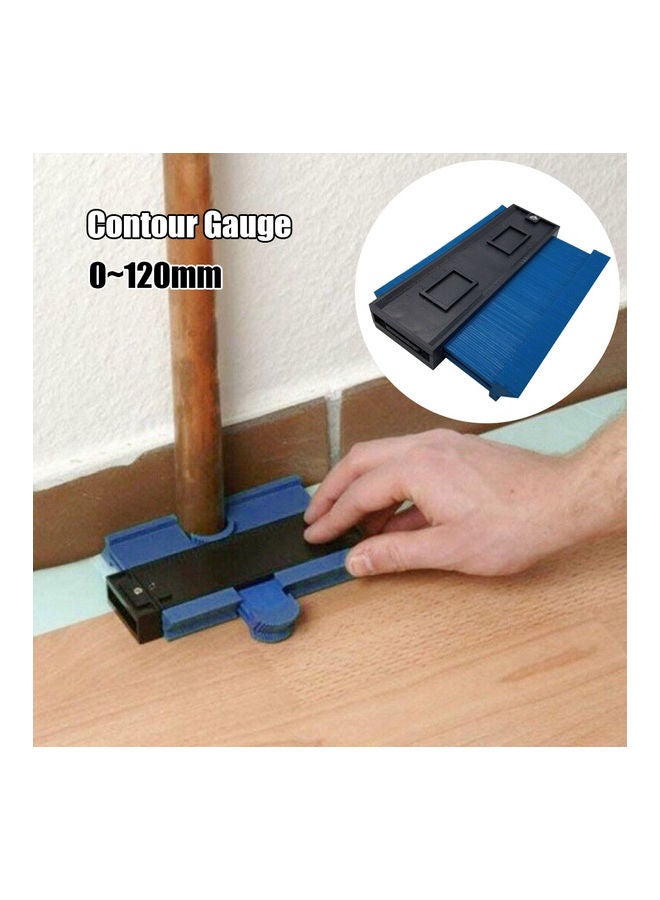 Contour Gauge Ruler Blue/Black