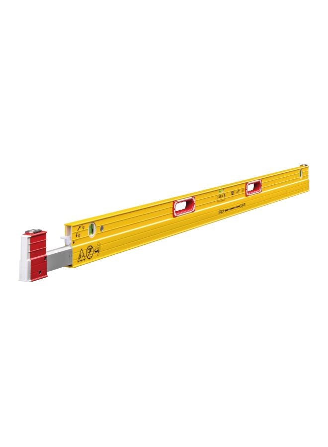 Type 106 T Telescopic Spirit Level, 17708 Yellow/Red/Silver 315cm