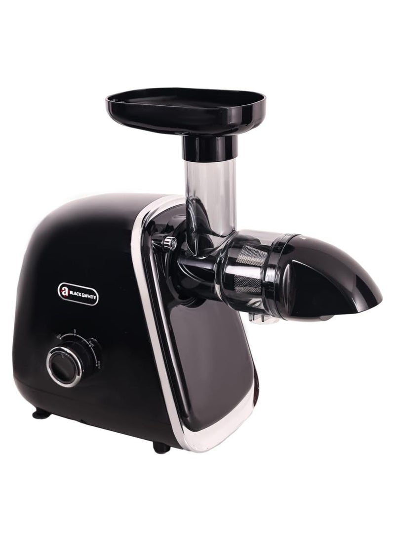 BLACK & WHITE Slow Juicer with 7 speed controls and Reverse function BWSJ1515B