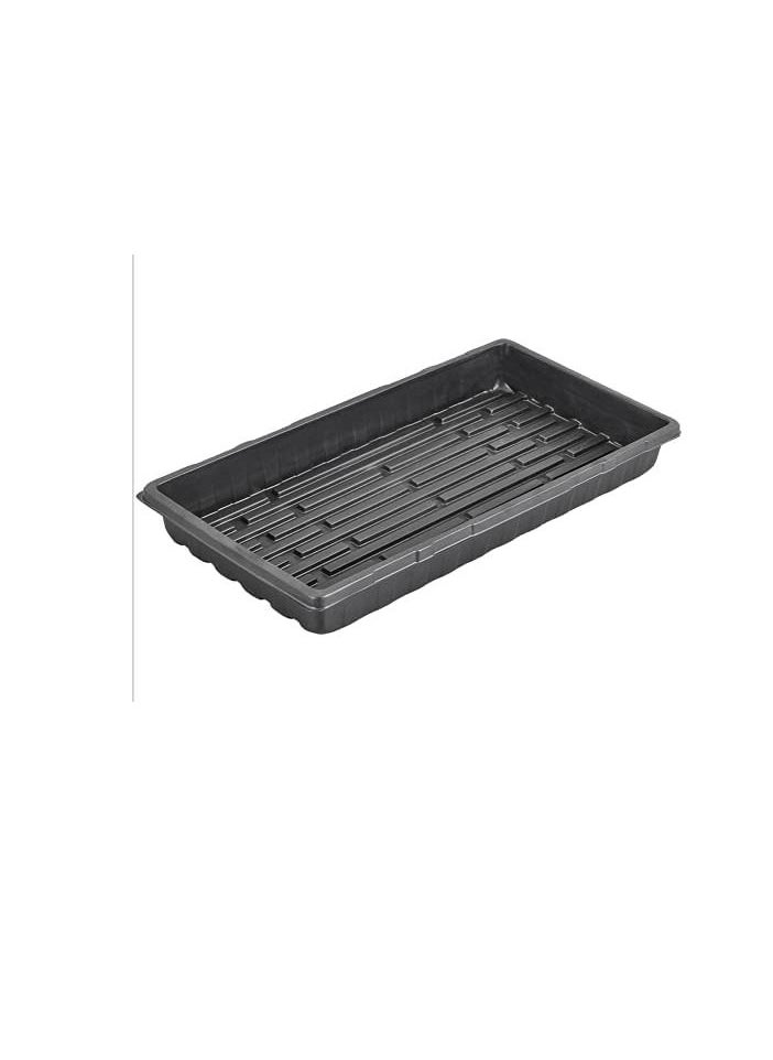 Reusable 1020 PS Seedling Flat Trays Starter for Greenhouse Hydroponics Plant Germination without Holes, (550 x 278mm X 60mm,1.8mm) 10 Pieces