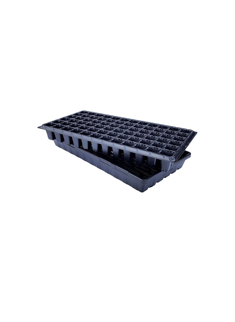 72 Cell w 1020 Tray 10 Pack Combo Extra Strength Starting Trays for Planting Seedlings Propagation Germination Plugs