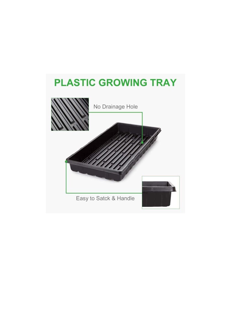 Plastic Growing Trays Seed Tray Seedling Starter for Greenhouse Hydroponics Seedlings Plant Germination