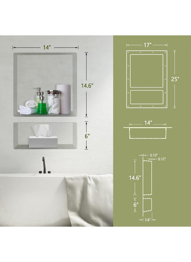 Rectangle Shower Niche 17