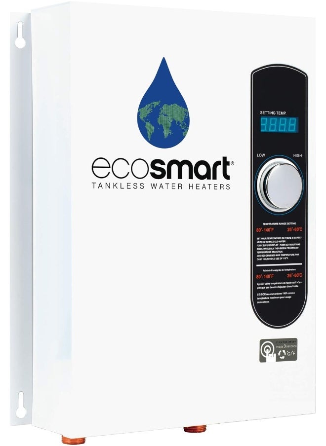 Eco 18 Electric Tankless Water Heater, 18 Kw At 240 Volts With Patented Self Modulating Technology