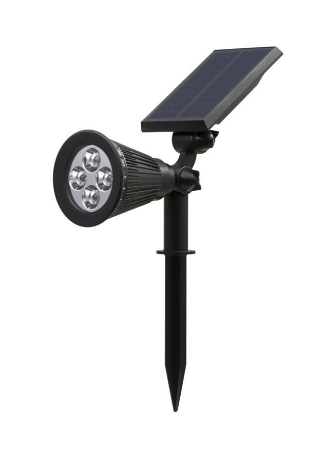 4-Piece LED Adjustable Solar Spotlight Blue 30x8.5centimeter