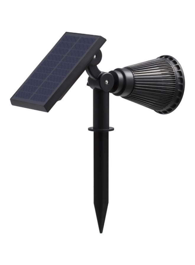 4-Piece LED Adjustable Solar Spotlight Blue 30x8.5centimeter