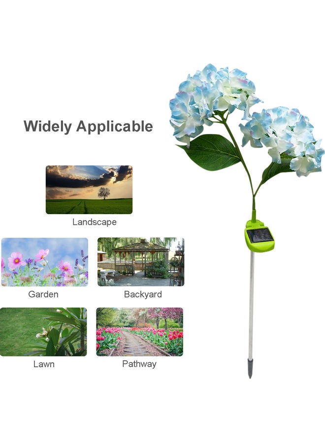 Led Flower Shaped Solar Stake Light Multicolour