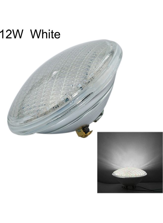 12W LED Swimming Pool Waterproof Light White 19 x 19 x 12centimeter