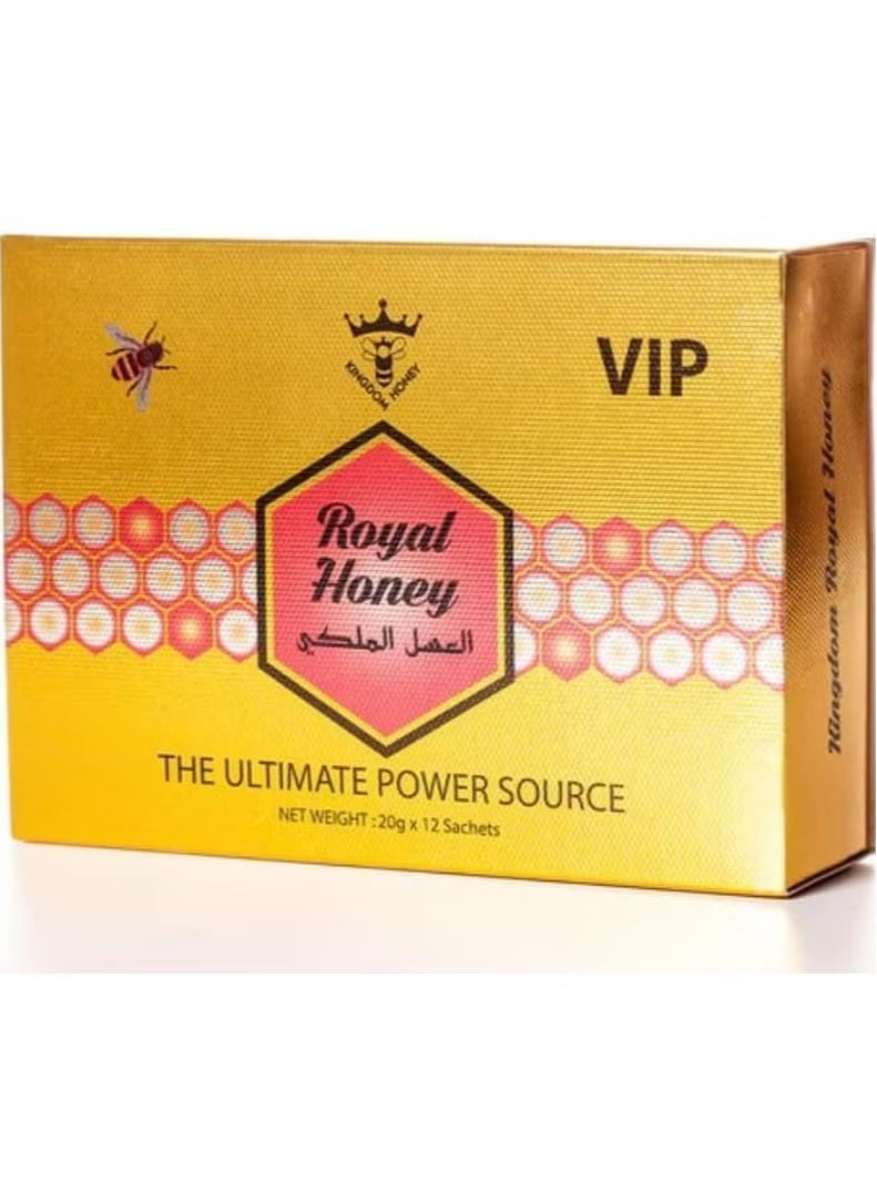 Royal Honey Gold 12 Sachet honey From Turkish 20g