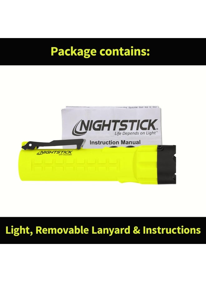 Xpp-5422Gmx X-Series Intrinsically Safe Dual-Light Flashlight With Dual Magnets Green Black