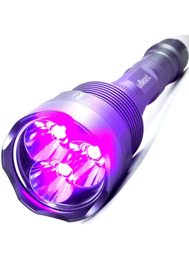 Uvbeast  New V3 385-395Nm Black Light Uv Flashlight - High Power Upgraded Triple Broad Band Leds Best For Professional Commercial Use - Usa Stock - Uk Design