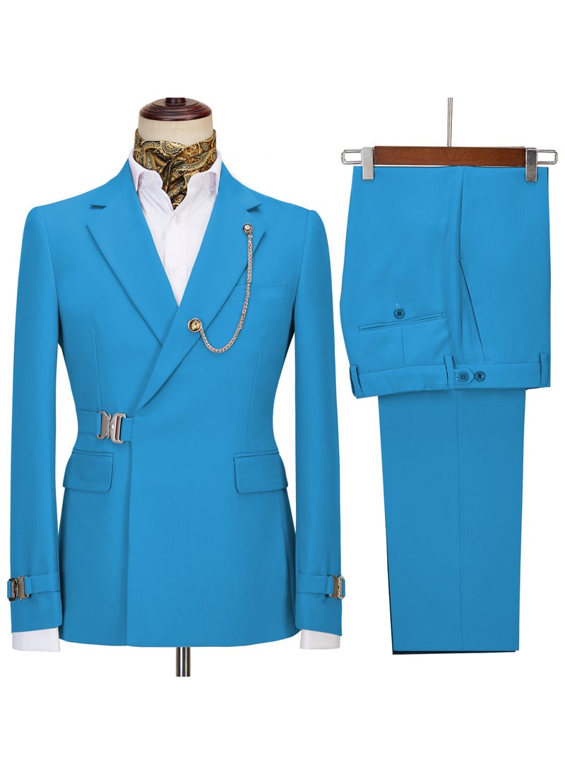 New Fashionable Men's Two-Piece Suit Set