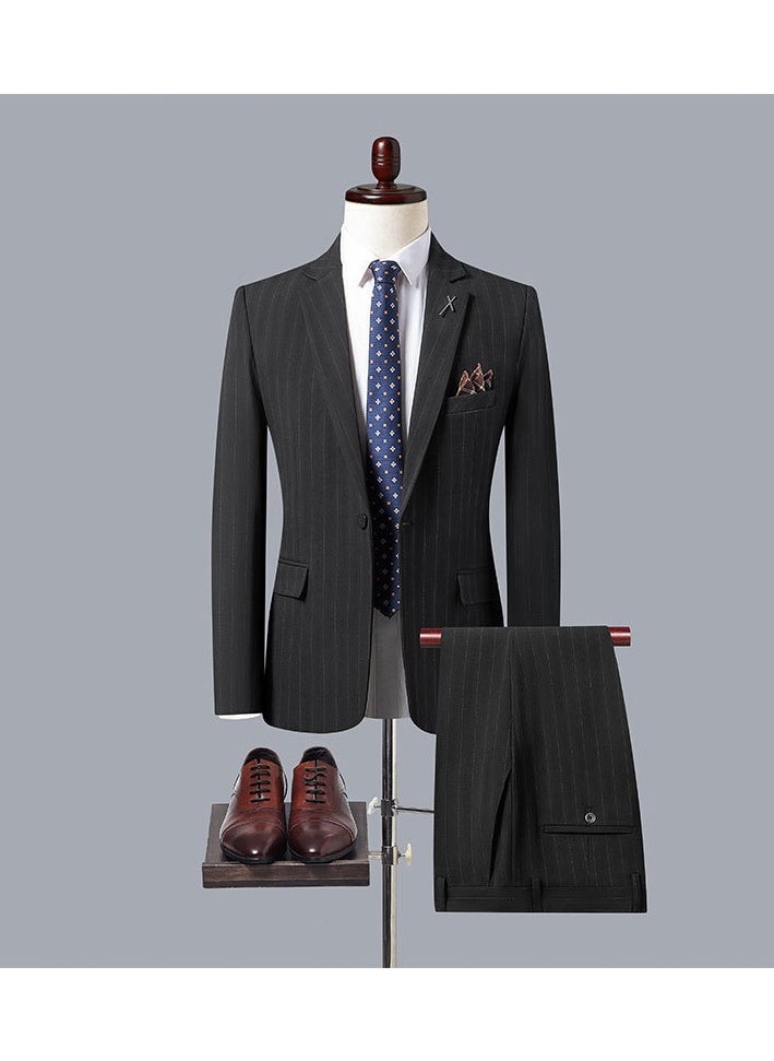 New Slim Fit Suit Three Piece Set