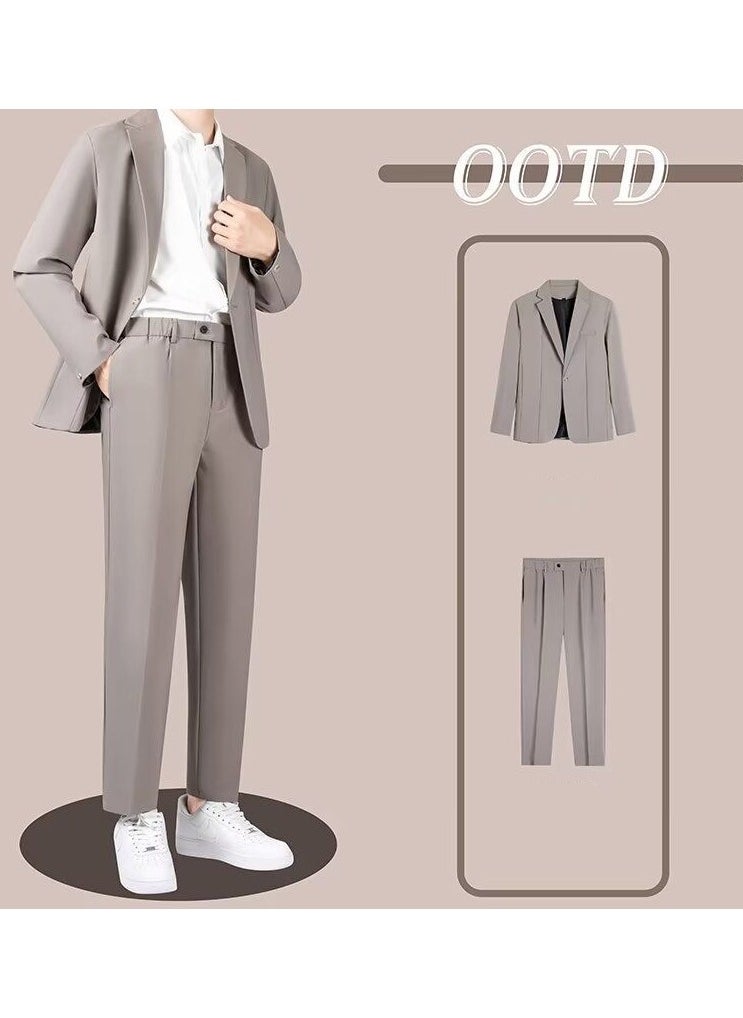 New Handsome Loose Suit Two-Piece Set