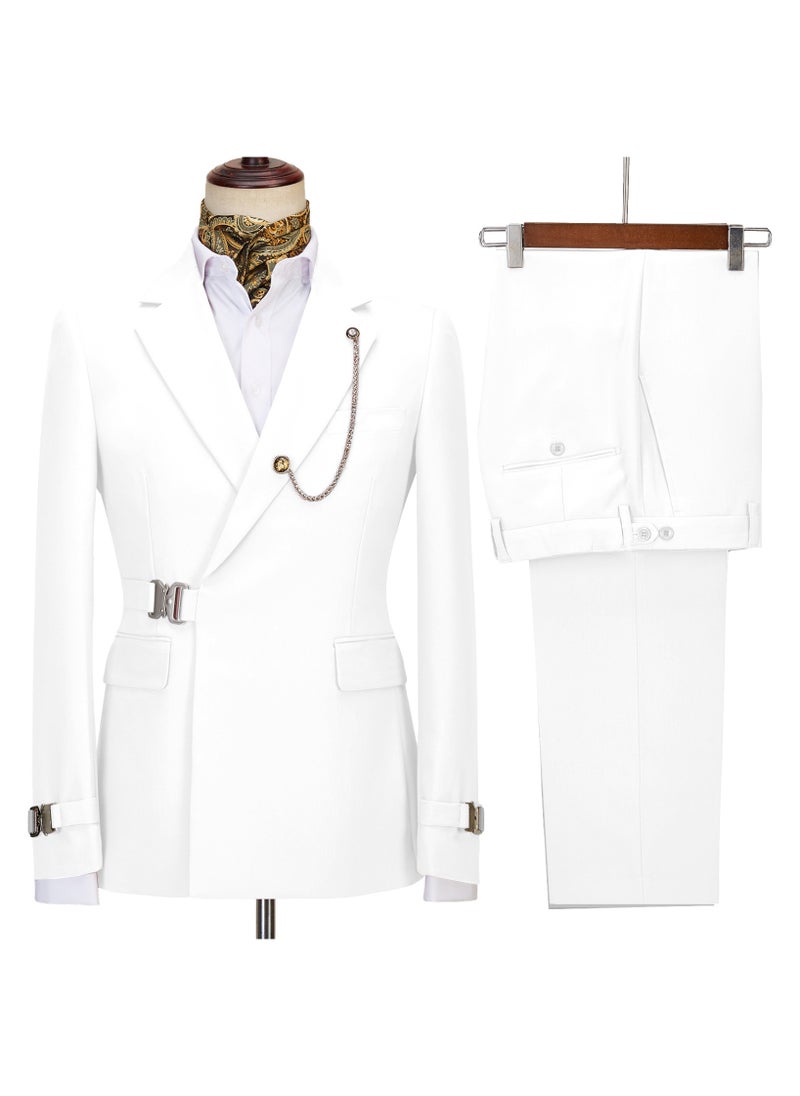 New Fashionable Men's Two-Piece Suit Set