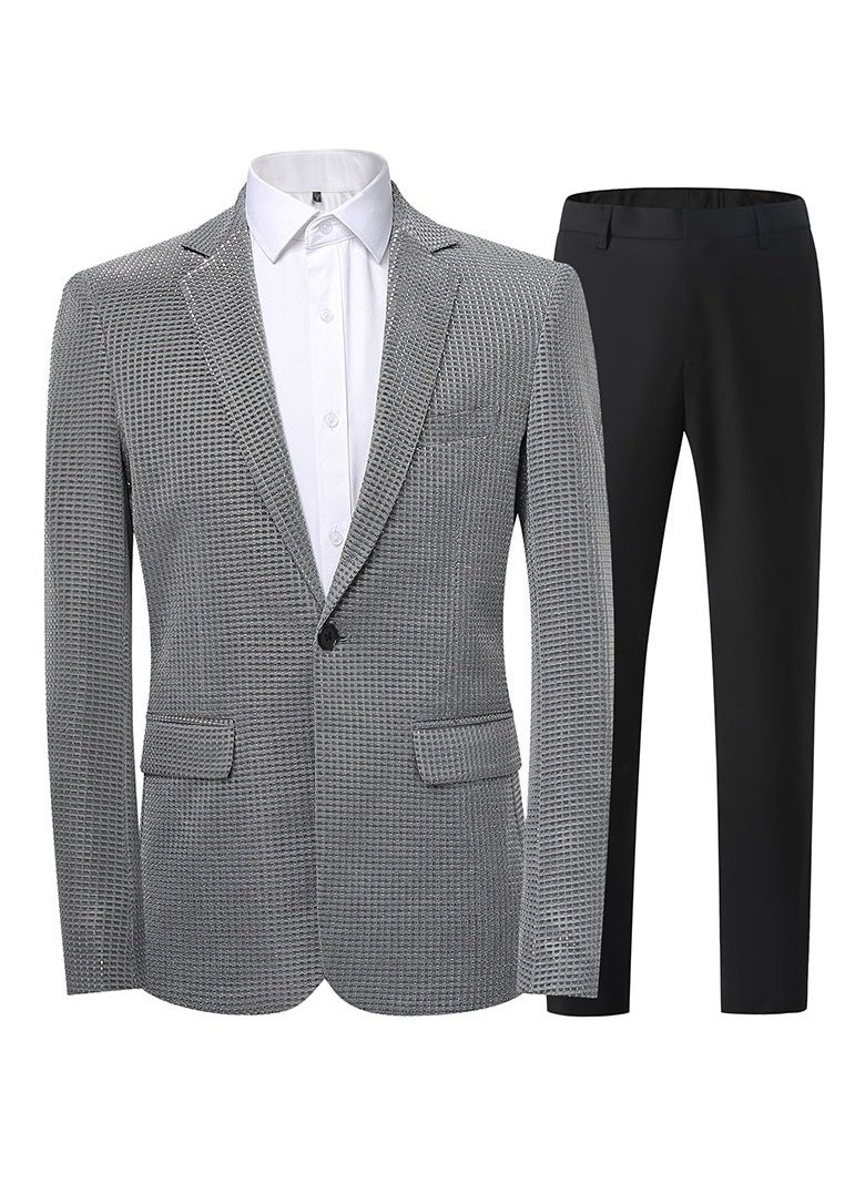 New Slim Fit Suit Two-Piece Set