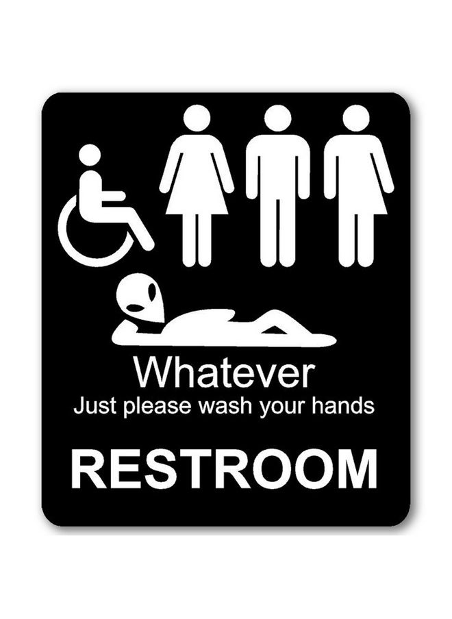 Just Please Wash Your Hands Sign Inclusive Sign For Bathroom Door Funny Bathroom Sign Bathroom Wall Decor Alien Decor Men Womens Handicap Transgender Bathroom Sign Bathroom Decor 8.5X10