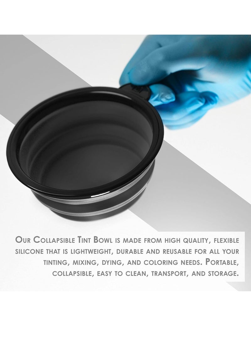 L3 Level 3 Collapsible Tint Bowl - Use for Mixing, Dying, and All Coloring Needs - Resistant to Bleach and Chemicals - Compact Size for Easy Use