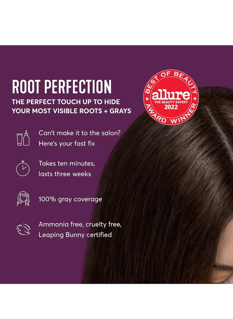 Madison Reed Root Perfection Permanent Root Touch Up, Dark Brown 5N Calabria, 10 Minutes for 100% Gray Root Coverage, Ammonia-Free Hair Dye, Two Applications