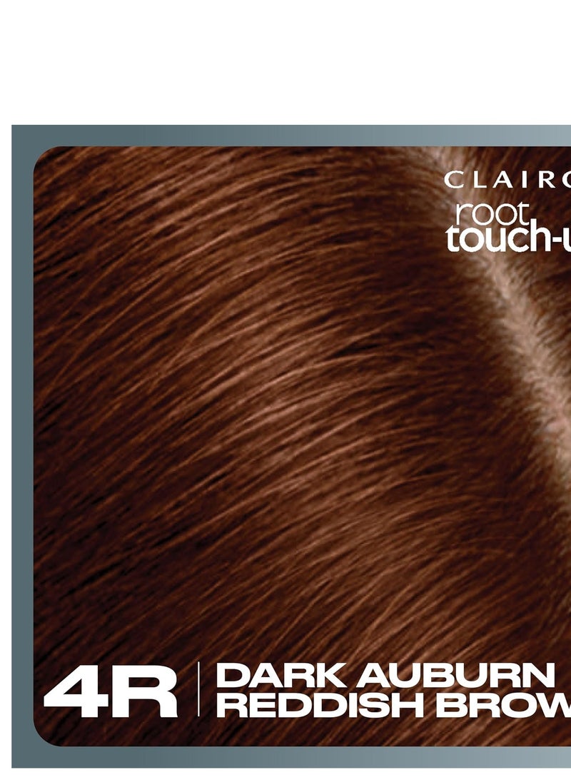 Clairol Root Touch-Up by Nice'n Easy Permanent Hair Dye, 4R Dark Auburn/Reddish Brown Hair Color, 2 Count