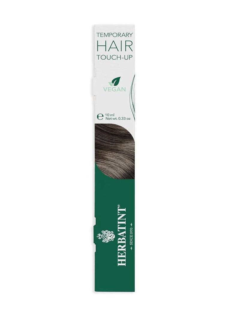 Herbatint Temporary Hair Touch-Up - Instantly Mask Grey Roots Between Coloring with Easy To Apply Precision Brush Kit - Natural-Looking Concealer For Dark Chestnut Hair - Vegan - .33 oz