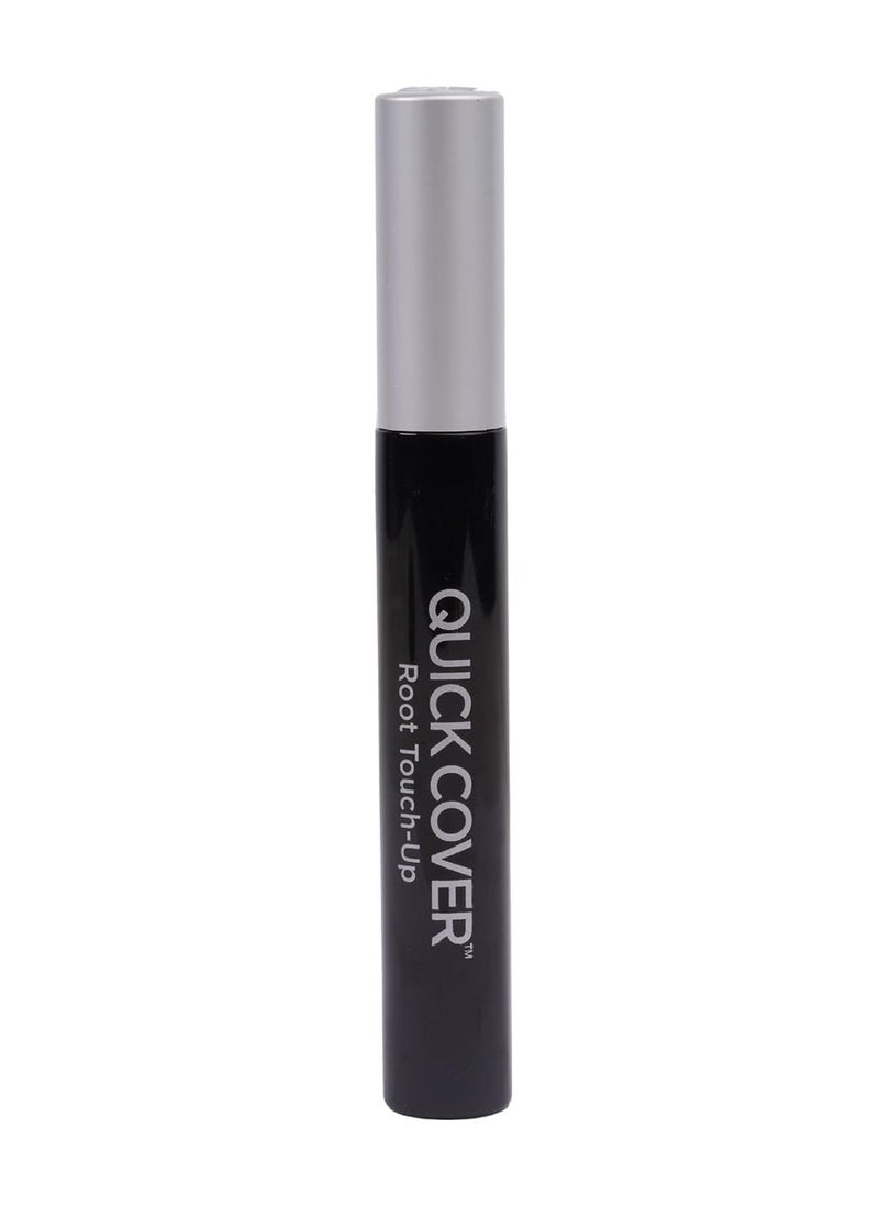 RED by Kiss Quick Cover Root Touch Up Rescue, Mascara Natural Water-Resistant Temporary Gray Concealer Cover Up Brush for Hair Mustache & Beard (Natural Dark Brown)