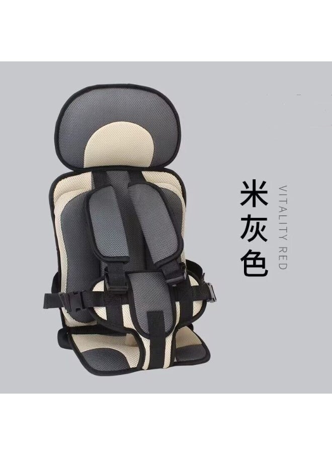 Child Safety Seat Simple Car Portable Seat Belt, Foldable Car Seat Booster Seat for Car Protection