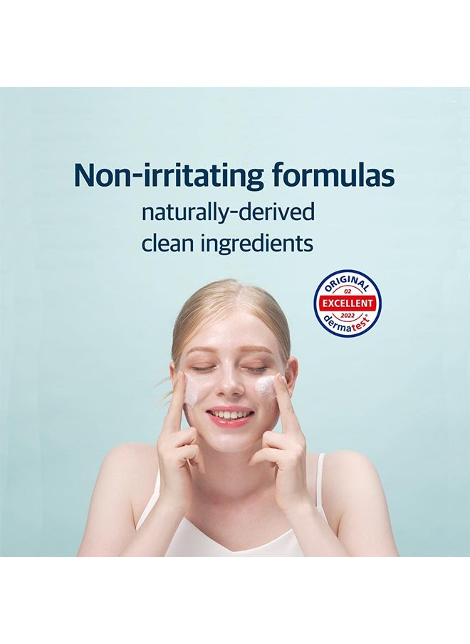 1025 DOKDO Foam Facial Cleanser,  Moisturizing Cleansing Lotion, Gentle Bubbly Foam Cleanser with Triple Hyaluronic Acid, Used Moisturize and Cleanse Skin of Impurities (150 ml / 5.07 fl.oz)