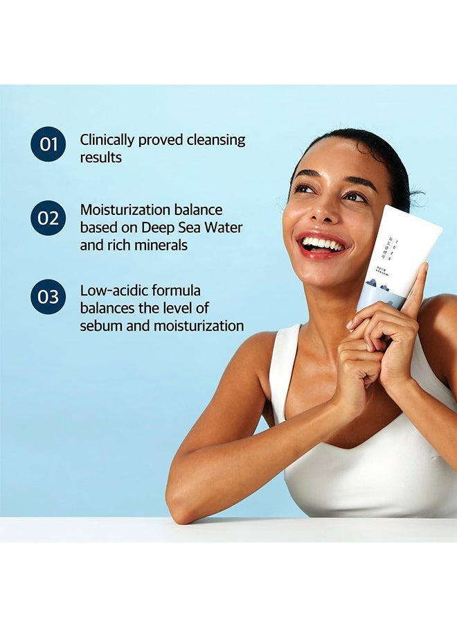 1025 DOKDO Foam Facial Cleanser,  Moisturizing Cleansing Lotion, Gentle Bubbly Foam Cleanser with Triple Hyaluronic Acid, Used Moisturize and Cleanse Skin of Impurities (150 ml / 5.07 fl.oz)