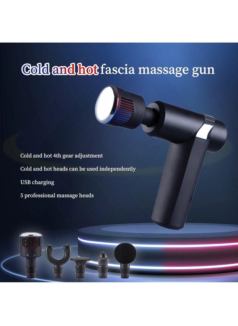 Massage Gun Hot Cold Compress Deep Relieve Muscles Relaxation Pains Tissue Vibrating Health Care Salud Electric Body Massager