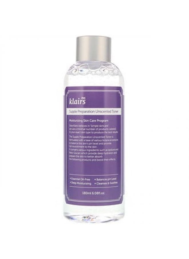 Dear Klairs Supple Preparation Unscented Toner 6.08 fl oz