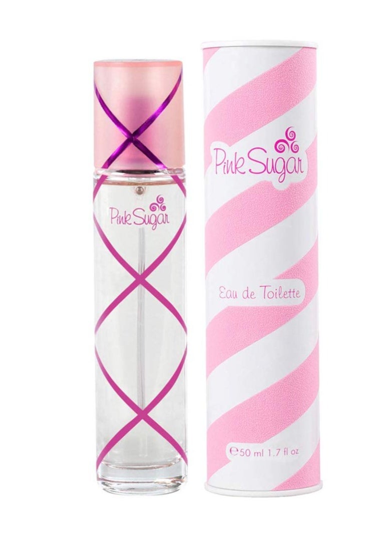 Pink Sugar Eau de Toilette Perfume for Women, Floral + Fruity Scent, Notes of Raspberry, Cotton Candy, and Vanilla, Sweet and Sensual Fragrance