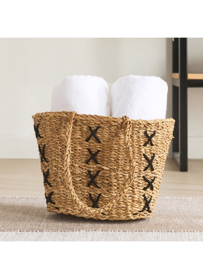 Naturaloom Stitch Rectangular Conical Kitchen Basket 45 X 28 X 25 Cm