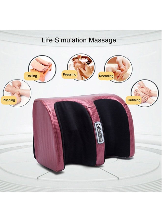 Shiatsu Mini Electric Foot Legs and Calf Massager Machine with Deep Heat Tissue Kneading Therapy Feet Pain Relief for Tired Muscles