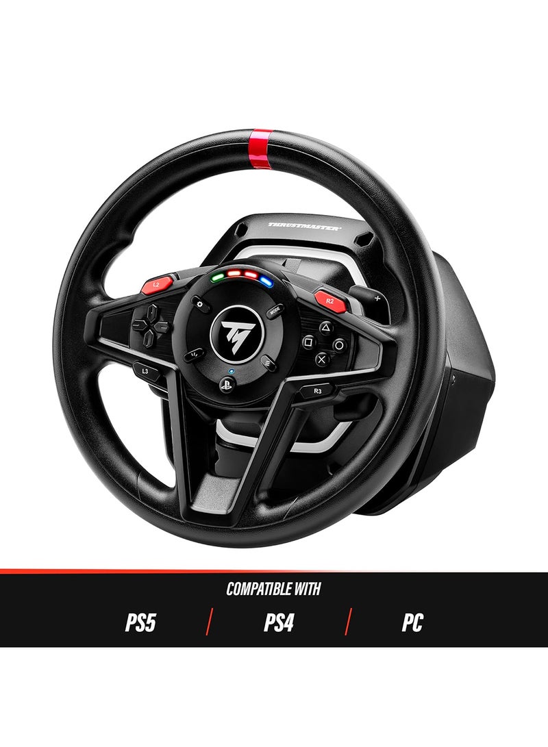 Thrustmaster T128, Force Feedback Racing Wheel with Magnetic Pedals, PlayStation 5, PlayStation 4, PC