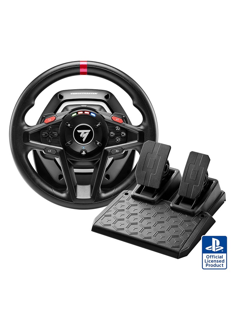 Thrustmaster T128, Force Feedback Racing Wheel with Magnetic Pedals, PlayStation 5, PlayStation 4, PC