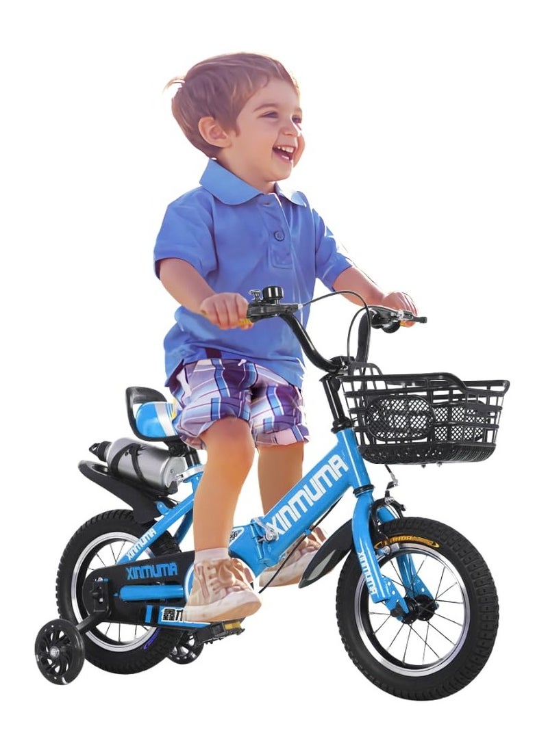 Children's Bike 16 Inch Kids Bike Boy Girl Bicycle 3-12 Years Old Riding Children's Bike Fashion Gift Cool Outdoor Bike