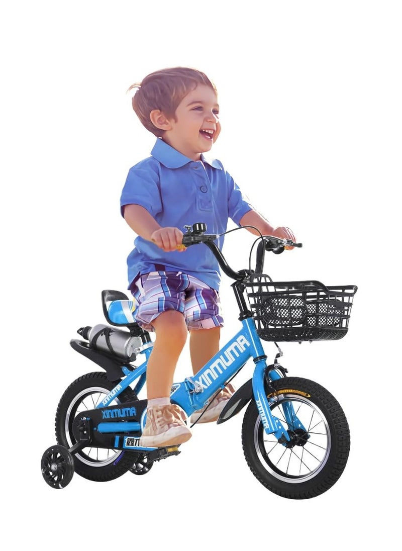 Children's Bike 12 Inch Kids Bike Boy Girl Bicycle 3-12 Years Old Riding Children's Bike Fashion Gift Cool Outdoor Bike