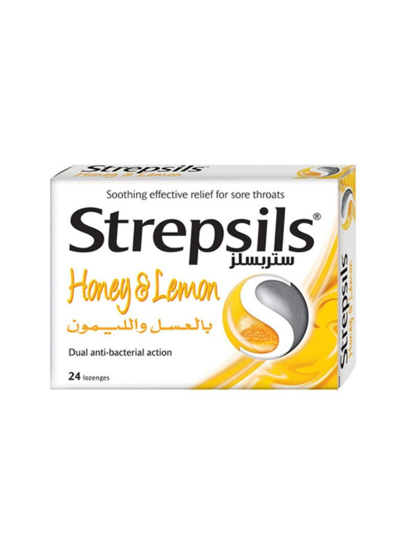 Honey & Lemon – 24 Lozenges - 3 packs