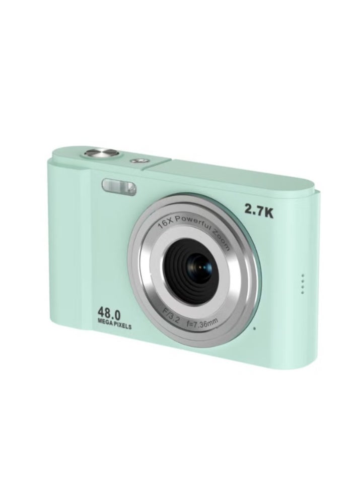 48 Megapixel High-Definition Digital Entry-Level Mini Camera, Home Shooting, Black, Includes 32GB Memory Card