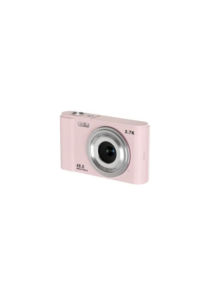 48 Megapixel High-Definition Digital Entry-Level Mini Camera, Home Shooting, Black, Includes 32GB Memory Card