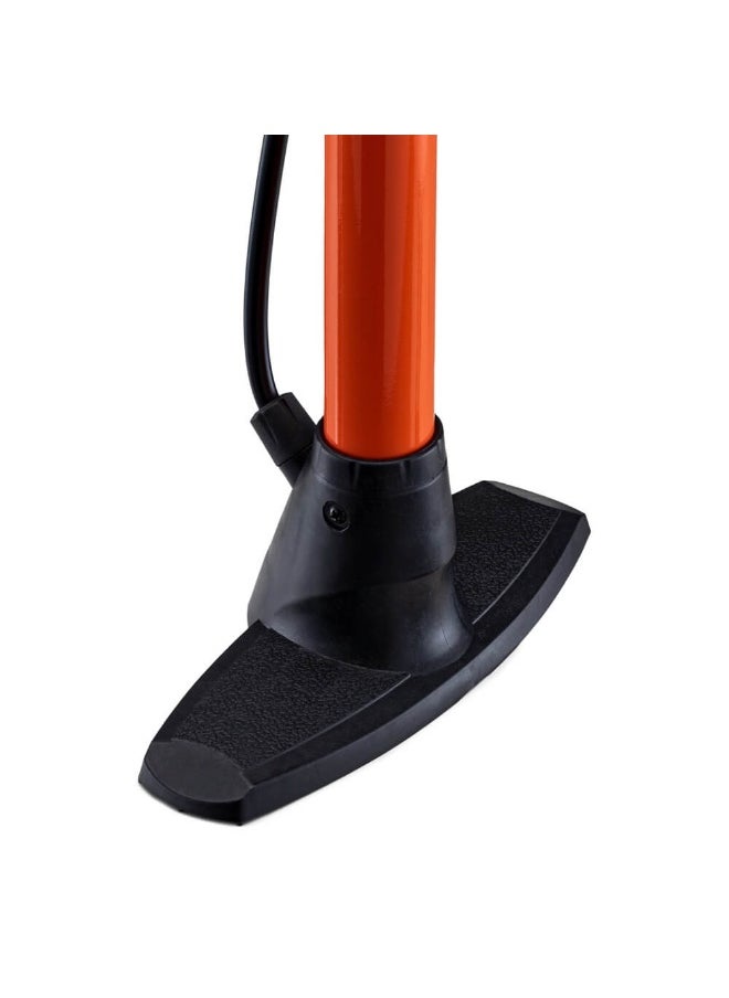 Cyclone Floor Pump (Orange)