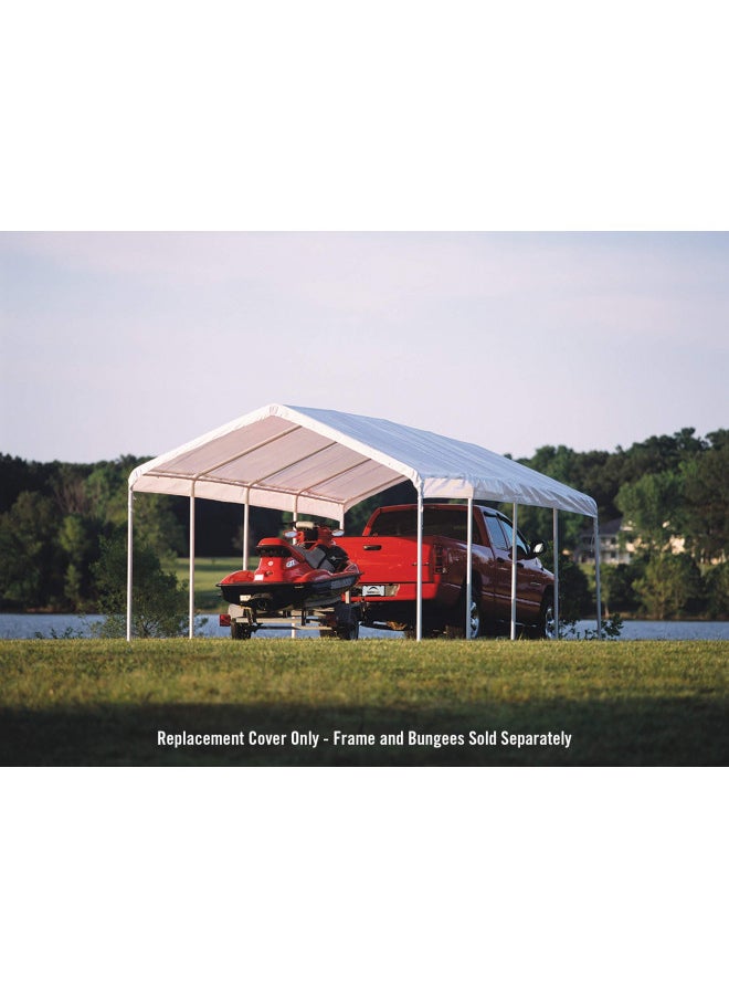 ShelterLogic SuperMax All Purpose Outdoor 12 x 20-Feet Canopy Replacement Cover for SuperMax Canopies (Cover Only, Frame Not Included)