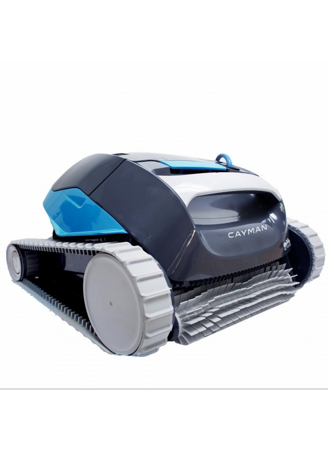 Dolphin Cayman Automatic Robotic Pool Cleaner (2024 Model) Programmable Weekly Timer, Wall Climbing, Massive Top-Load Filter Bin, HyperBrush for In-Ground & Above Ground Swimming Pools up to 33ft