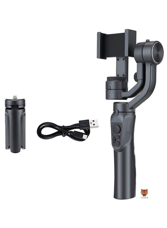 F6 3-Axis Handheld Gimbal Stabilizer with Tripod – Pro-Grade Stabilization for Smartphone Video